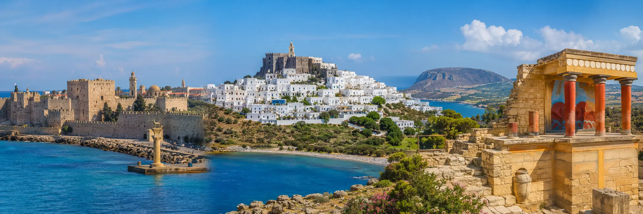 Rodos, Patmos, Girit